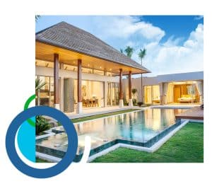 Residential Pool with Circle Design